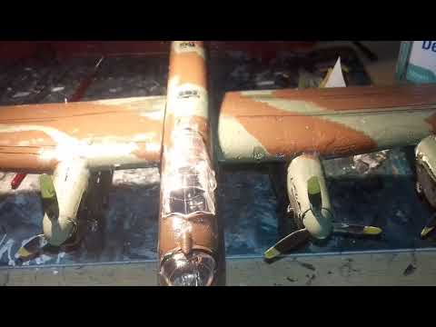 Finished review of my dambuster lancaster bomber  (revell)