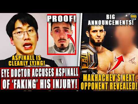 Eye Doctor ACCUSES Tom Aspinall of 'FAKING' the injury! Two MASSIVE fights ANNOUNCED! Dana vs. Eddie