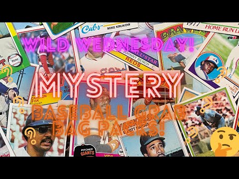 Retro Robbie's Wild Wednesday Baseball Card Mystery Packs! Ep 60!