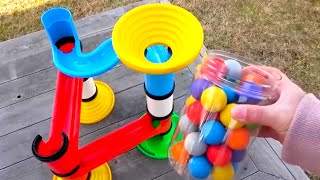 Marble run race  ☆ Summary video of over 10 types of Big Colorful marble .Compilation  1h video ！