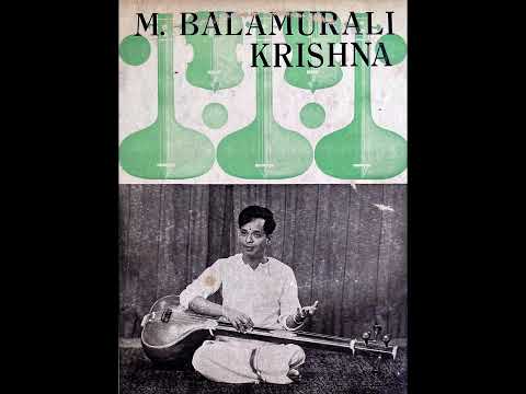 M. Balamuralikrishna - Parvathi house concert - 1967