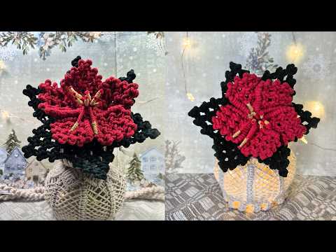 DIY Macrame Star Ornament Tutorial Handmade Christmas Tree Decoration