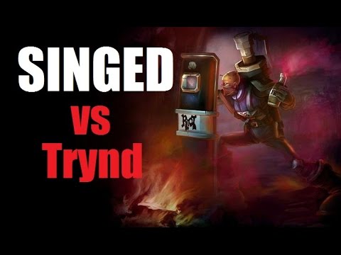 Singed vs Tryndamere - Godlike Full AP Singed (Flawless)