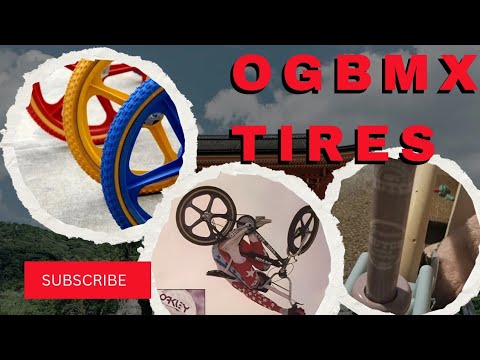 Old School BMX Bike TIRE Types. 