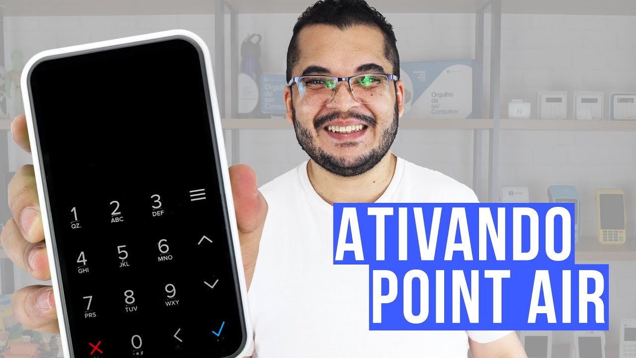 Como ATIVAR a Maquininha de cartão Point Air?