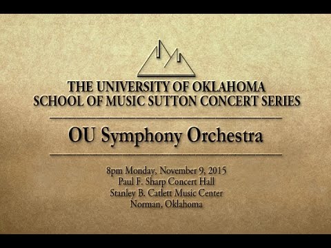 OU Symphony Orchestra - Nov 9, 2015