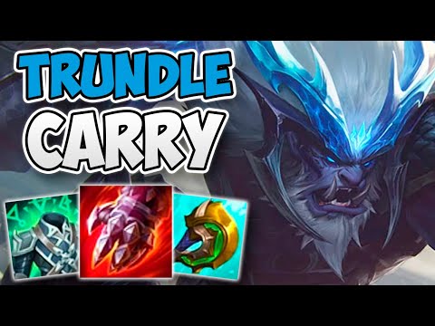 CHALLENGER JUNGLER SHOWS HOW TO CARRY WITH TRUNDLE! | TRUNDLE JUNGLE GAMEPLAY Patch 11.24