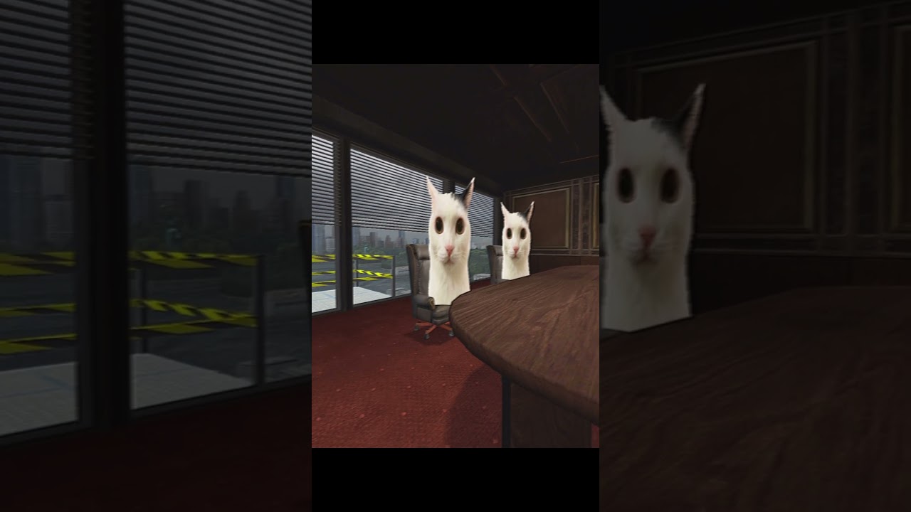 Cat meeting 🐱 #gmod #shorts