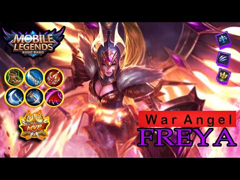 Freya War Angel - Freya revamped Best Build 2020 - Freya Out Of Comtrol -SotheaVIK Gaming - MLBB