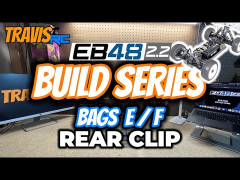 Tekno EB48 2.2 1/8 Buggy Build! | Ep. 3 Rear Clip (Bags E and F)