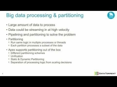 Webinar: Smart Partitioning with Apache Apex