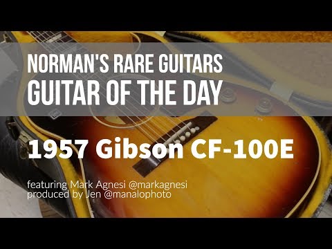 Gibson CF-100E 1959 - Sunburst RARE MODEL image 13