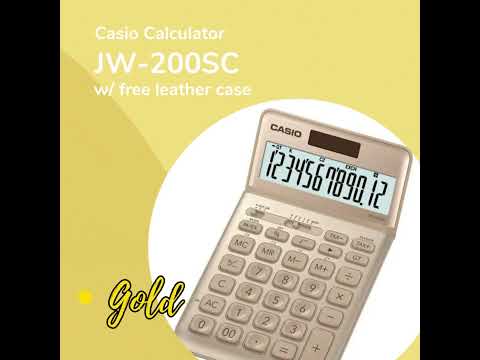 Stylish Casio Calculator for ABM and Accounting students