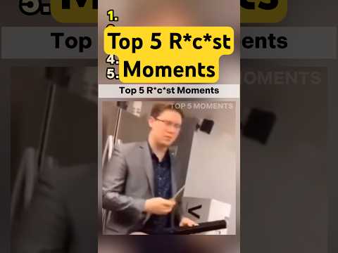 Top 5 R*c*stt Moments 😅 | #top5 #blackhumor #funnymoments #top5funnymoments