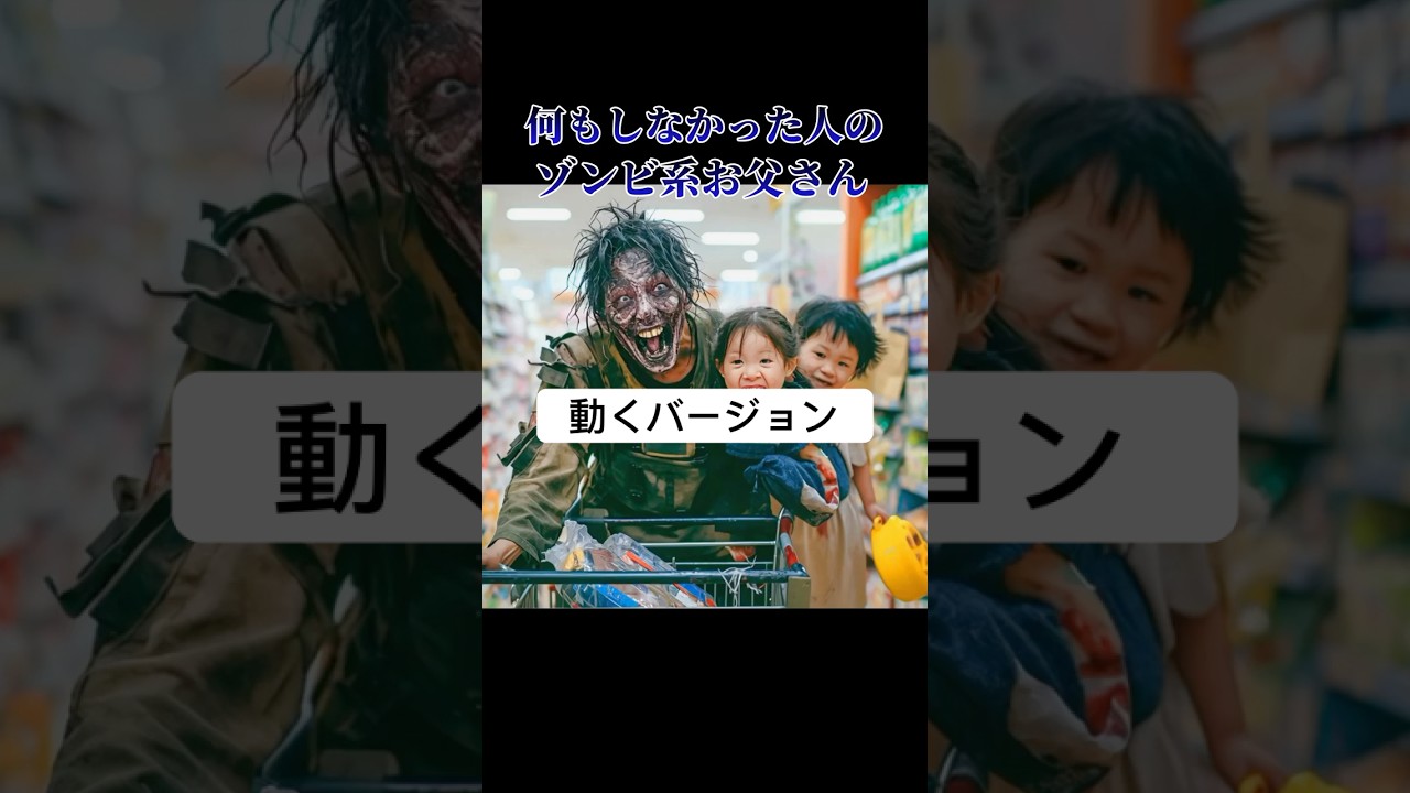 〇〇した人のお父さんがゾンビすぎるww動くバージョン#shorts#short #aiイラスト