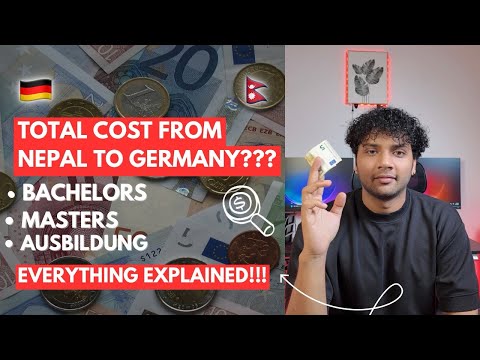 🇩🇪TOTAL COST FROM NEPAL TO GERMANY??| BACHELORS / MASTERS / AUSBILDUNG 🇳🇵|NEPALI