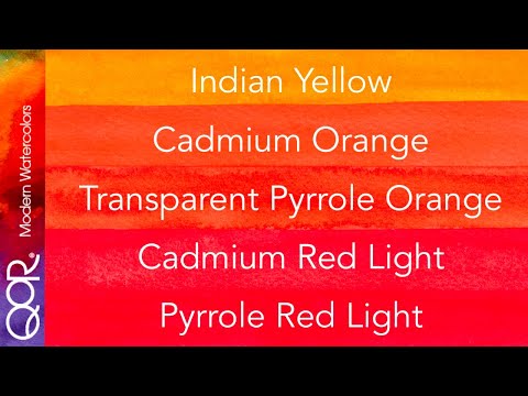 Oranges of QoR - Swatching the FULL range of QoR Ep.3