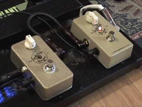 T Rex and Jauernig Luxury Drive guitar effects pedal shootout