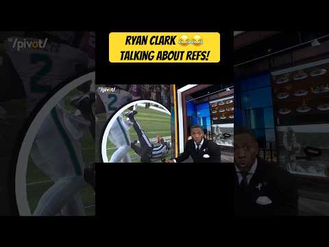 NFL gone wild 😂 Ryan Clark’s break down of the refs is hilarious but true!