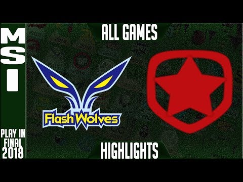 FW vs GMB Highlights ALL GAMES | MSI 2018 Play in Final 2 | Flash Wolves vs Gambit Esports