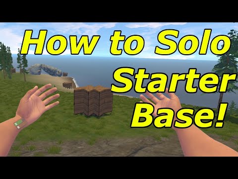 How to Solo Starter Base | Strayed | Rust Vr