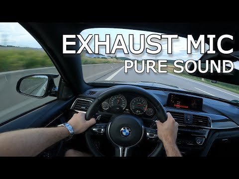 M4 Competition PURE Exhaust Sound German Autobahn POV