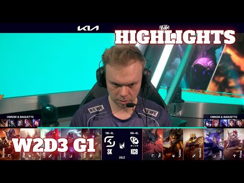 SK vs KCB - Highlights | Week 2 Day 3 LEC Versus 2026 | SK Gaming vs Karmine Corp Blue W2D3