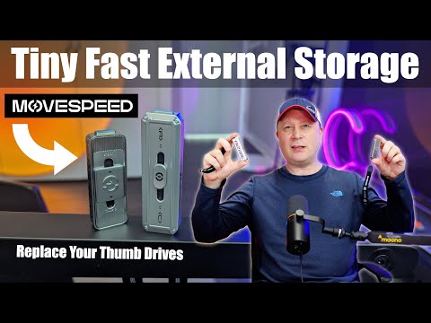 Small & Fast Portable SSD Storage For Your Mac, iPhone, Win PC and more -  By MOVESPEED