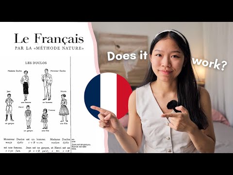j'essaie la ✨Méthode Nature des années 1950✨ pour apprendre le français 🇫🇷 Apprentissage basé sur...