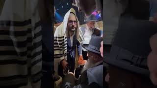 הגאון הרב אליהו מלכה שליט״א רבה של כרמיאל, מח״ס שו״ת מענה אליהו, בברית לבנו של הגאון הינוקא