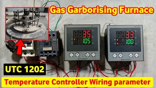 gas carburizing furnace temperature controller wiring | Multispan UTC 1202 controller wiring