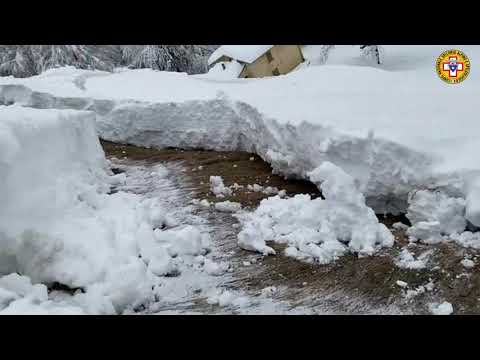 Situazione neve al Passo delle Radici 4 gennaio 2021