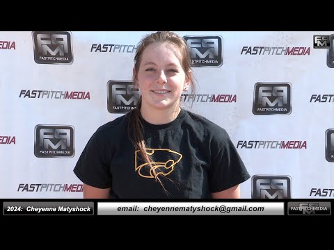 2024 Cheyenne Matyshock 4.0 GPA - Catcher Softball Player Skills Video