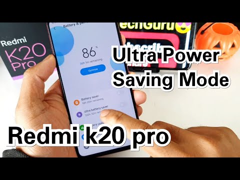 Redmi k20 pro ultra power saving mode in miui 11