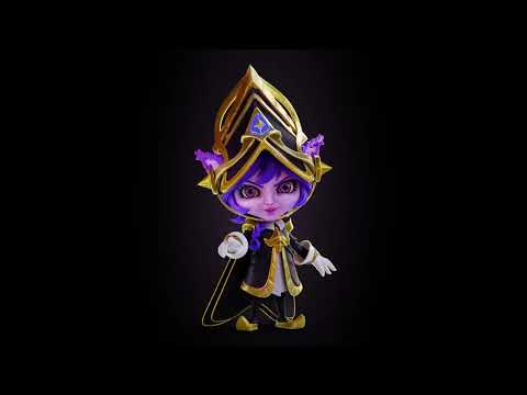 Lulu - LoL Wild Rift blender fan art.