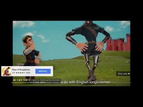 Rise of Kingdoms English Longbowmen Ad