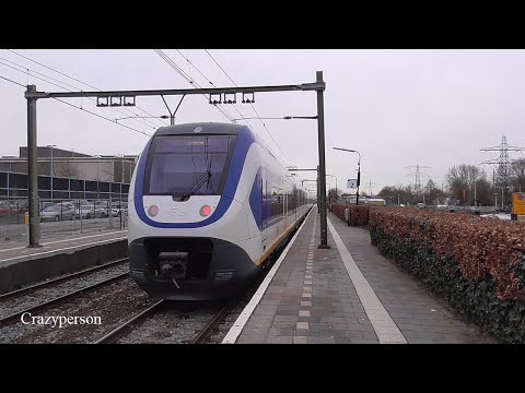 NS SLT trein vertrek Delft Campus naar Dordrecht in 2020