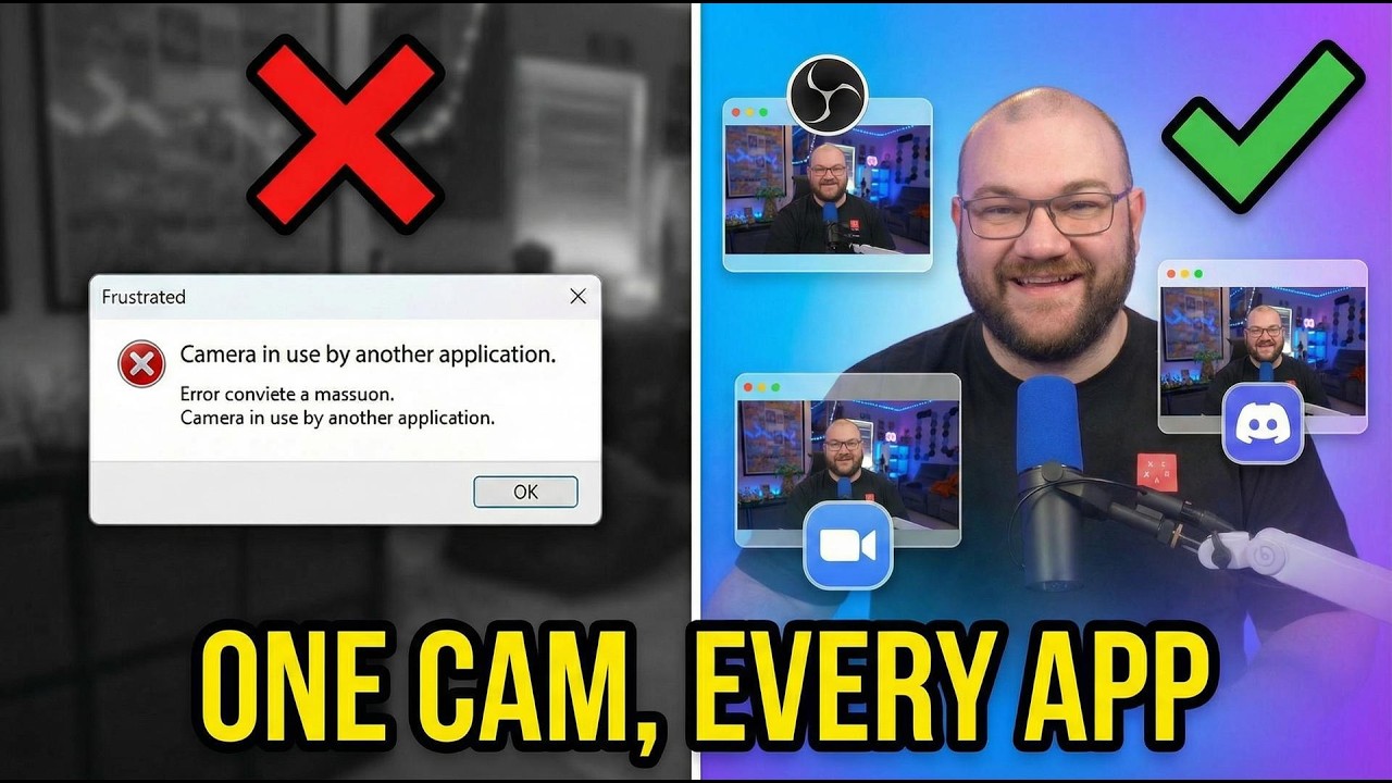 Stop Using OBS Virtual Camera — Windows 11 Fixed Webcams