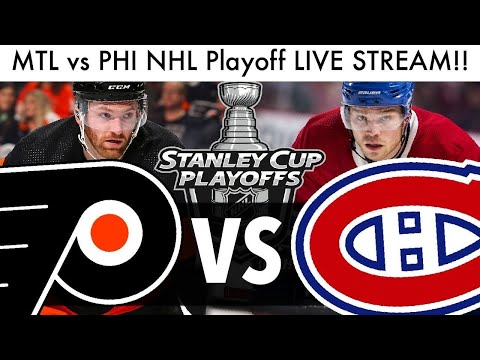 Montreal Canadiens vs Philadelphia Flyers GAME 1 LIVE STREAM! (NHL Playoff Round One Reaction)