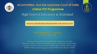 Online TOT Awareness Programme for Advocate Master Trainers;?>