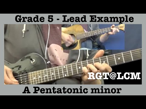 RGT@LCM - Grade 5 - Electric Guitar - Lead Improvisation Example - Tab