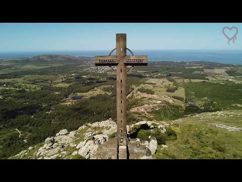 Vista aérea del cerro Pan de Azúcar, Maldonado, Uruguay