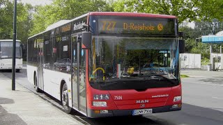 preview picture of video '[Sound] Bus MAN NL 283 (Wagennr. 7506) der Rheinbahn AG Düsseldorf'