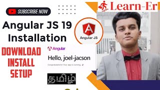 How to install Angular JS 19 in windows... Complete guide (Tamil)