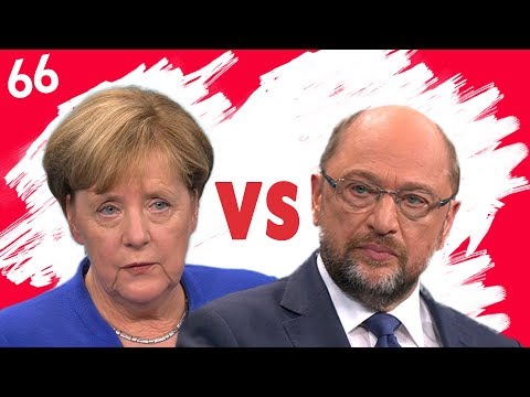Merkel VS Schulz im TV-Duell zur Bundestagswahl 2017 - Die Zusammenfassung in 66 Sekunden