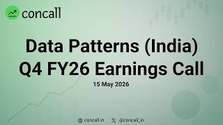 Data Patterns India Q4 FY26 Earnings Conference Call | Concall.in