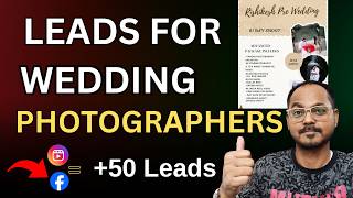 How to Run Facebook Lead Generation Ads for Wedding Photography Business (100 Leads Daily)