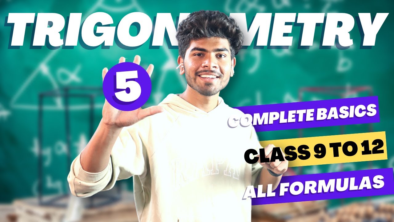 Trigonometry in 5 Minutes | Class 9,10,11 & 12 | All Formulas | ICSE | CBSE