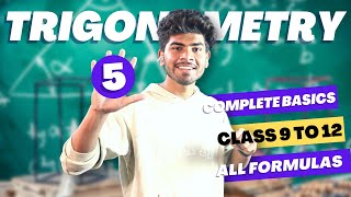 Trigonometry in 5 Minutes | Class 9,10,11 & 12 | All Formulas | ICSE | CBSE