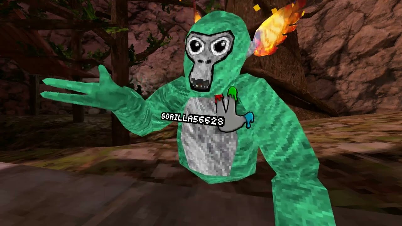 Gorilla Tag I GOT THE FINGER PAINTER!